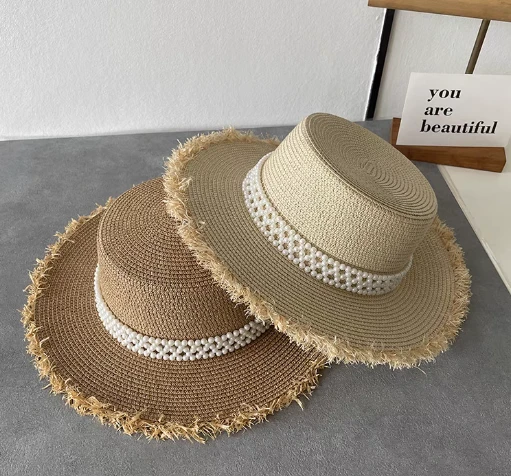 Pearl Hand Ofinn Women Sun Hat