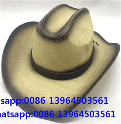 Aðþrengdur Vintage Cowboy Men Hat