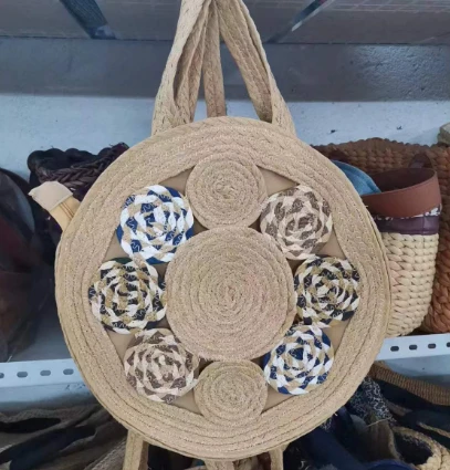 Kringlótt form kvenna öxlpoka