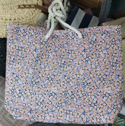 Blómamynstur Big Beach Tote Women Bag