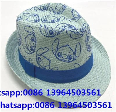 Blue Men Andar Straw Summer Hat