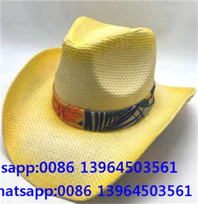 Vintage Straw Cowboy Hat