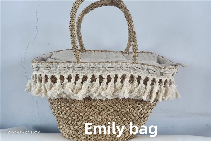 Hannað konur Raffia töskur