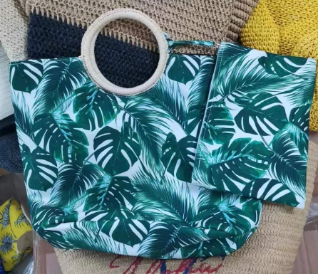Tropical Women Beach Bag Eitt sett