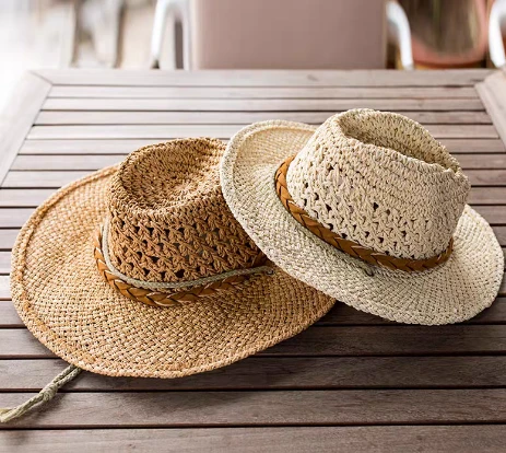 Pappír ofinn Ladies Beach Hats