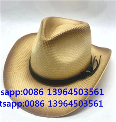 Brún úðamálning Fedora hattur með venjulegum pappír