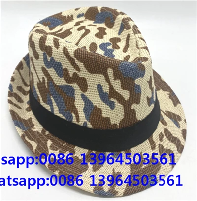 Blettur Deco Fedora Stutt Brim Húfa
