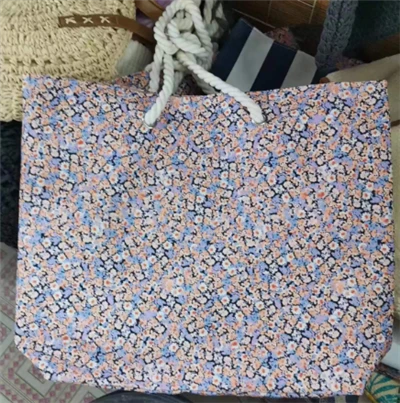 Blómamynstur Big Beach Tote Women Bag