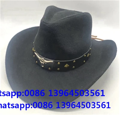 Svartur vintage Fedora hattur fyrir karlmenn