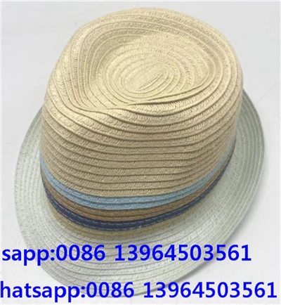 Ljós litur Fedora karla hattur