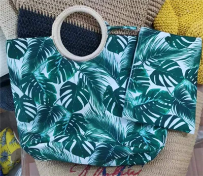 Tropical Women Beach Bag Eitt sett