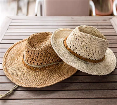 Pappír ofinn Ladies Beach Hats