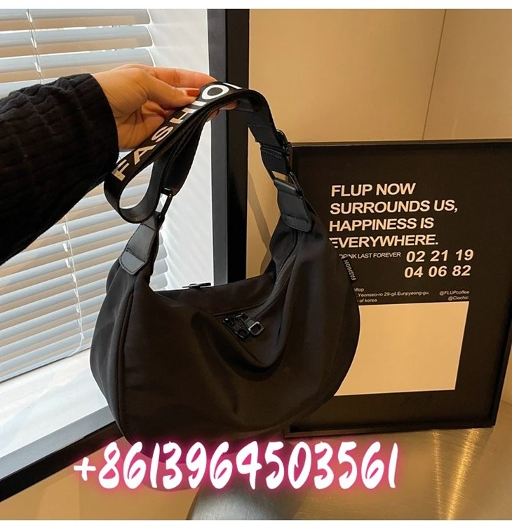 Konur nylon litlir öxlpoki
